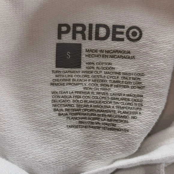 Target🎯Pride “Support One Another” Cropped Hoodie, Size S - Picture 12 of 13